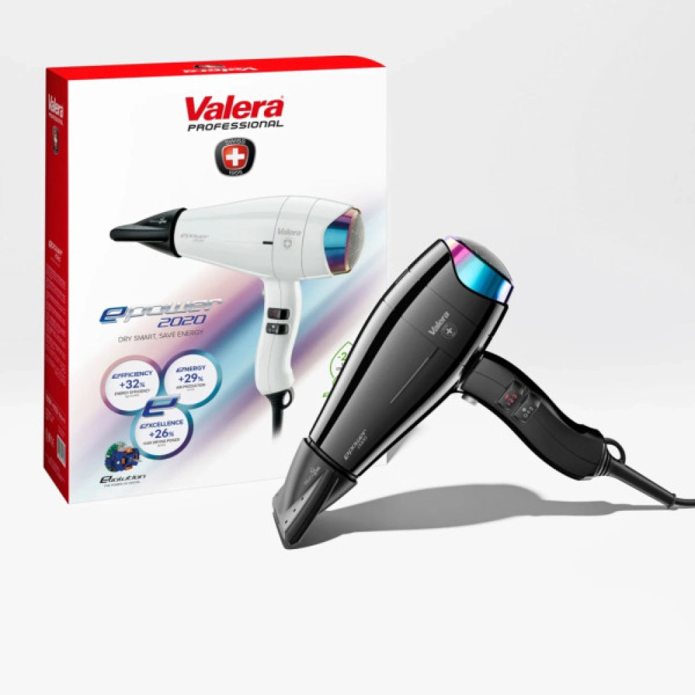 Фен Valera ePower 2020 eQ RC D чорний (EP2020 eQ RC D BL)