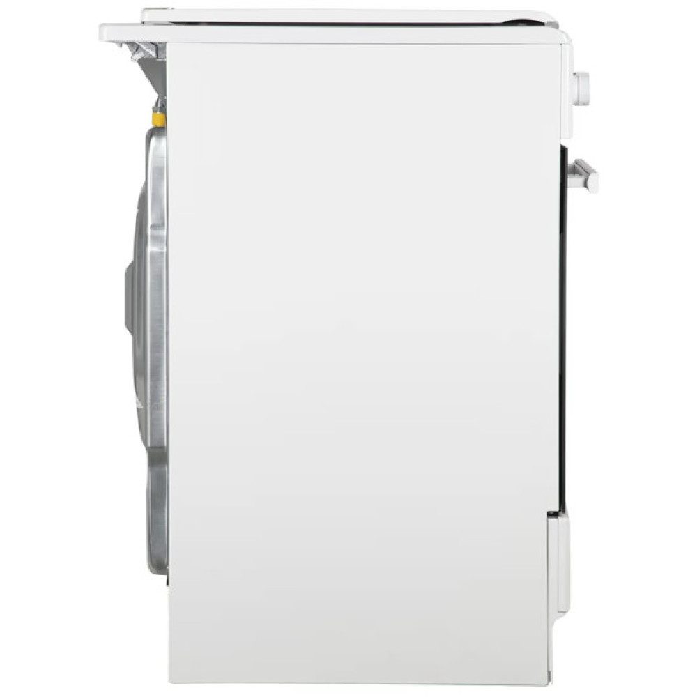 Плита Hansa комбінована, 65л, 50x60см, дисплей, конвекція, чавун, білий