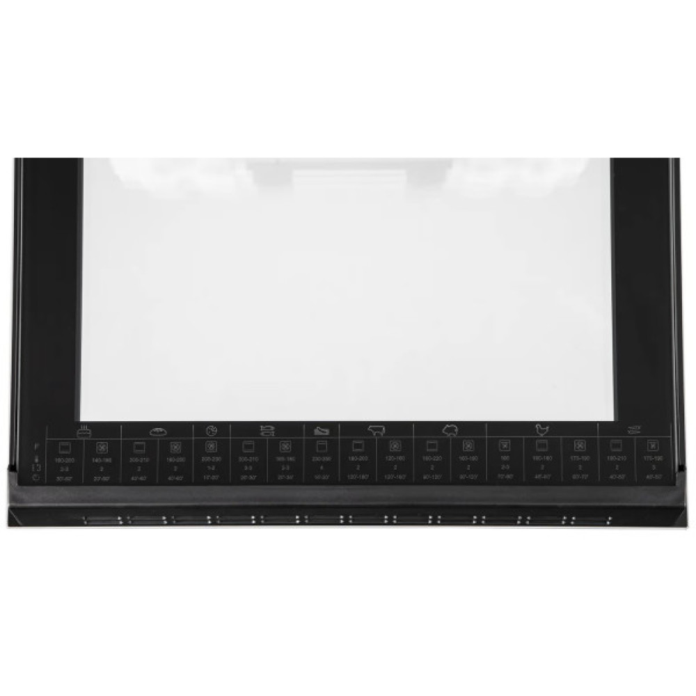 Плита Hansa комбінована, 65л, 50x60см, дисплей, конвекція, чавун, білий