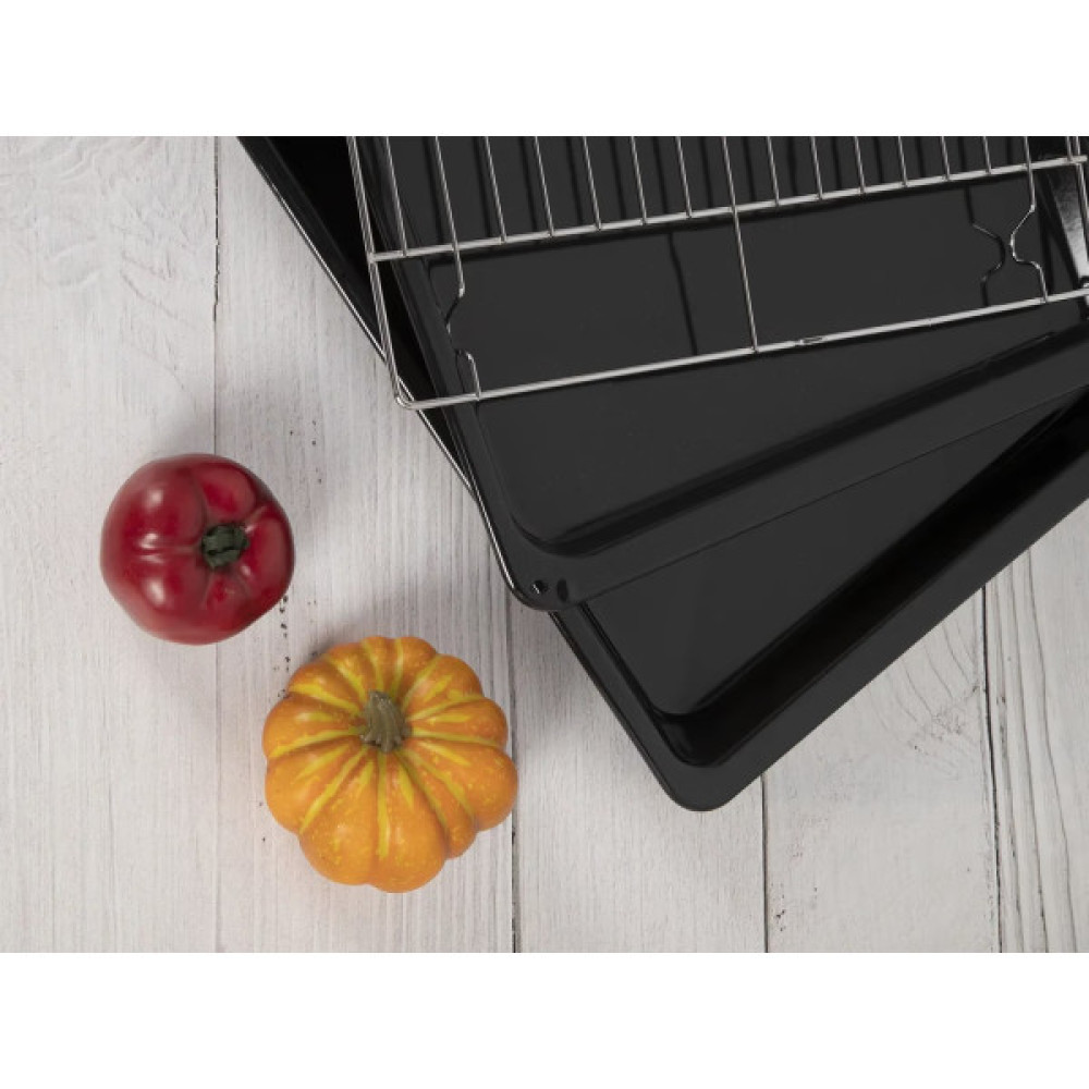 Плита Hansa комбінована, 65л, 50x60см, дисплей, конвекція, чавун, білий