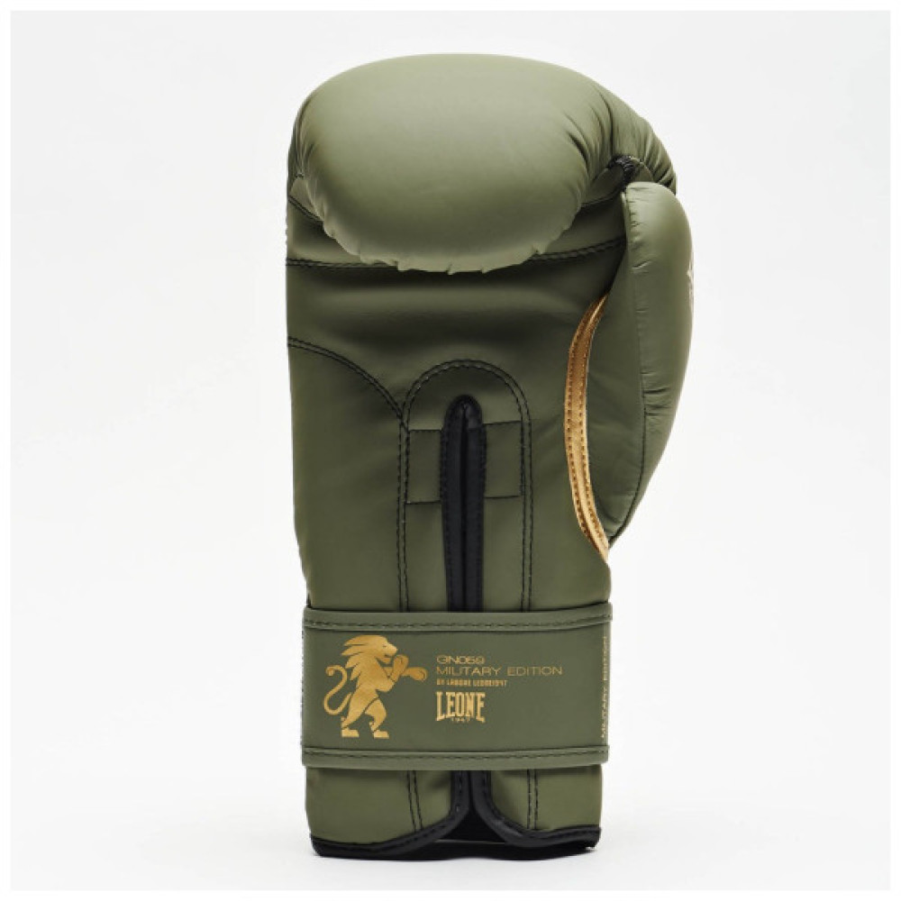 Боксерські рукавички Leone GN059G Military Edition Green 10 унцій (GN059G_Green_10oz)