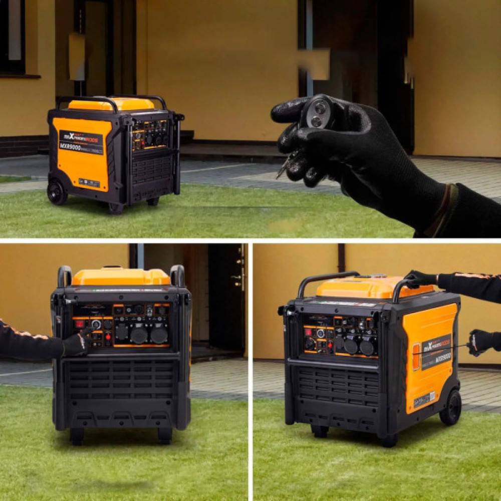 Генератор maXpeedingRODS MXR9000 (8 kW), 220V, 50Hz, 26л, дистанційний запуск, ATS (mxr9000)