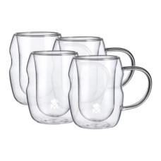 Набір чашок MasterPro Mixology з подвійними стінками 50 мл, 4 шт (BGMP-20209)