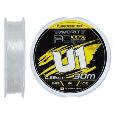 Флюорокарбон Favorite U1 FC 30m 4.0/0.33mm 16.0lb/7.25kg (1693.12.16)