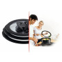 Кришка для посуду Tefal Ingenio 28см, скло, силікон, прозоро-чорний (L9846753)
