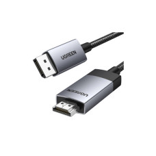 Кабель мультимедійний DisplayPort M to DisplayPort M 3.0m V1.2 4K60Hz 2K144Hz 1080P240Hz black Ugreen (25491)