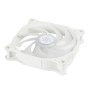 Корпусний вентилятор SilverStone Air Blazer 120RW-ARGB, 120мм, 600-2200rpm, 4pin PWM, 3pin +5VARGB, 7.4-35.6dBa, білий
