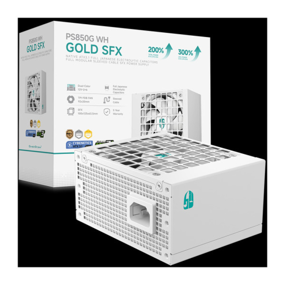 Блок живлення Deepcool 850W GamerStorm PS850G White (R-PS850G-FE0W-JGEU)