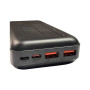 Батарея універсальна XO 20000mAh, PD/20W, QC3.0/22.5W, Input(Type-C,MicroUSB), Output(2*USB,Type-C), Black (PR188_Black) Батарея універсальна XO 20000mAh, PD/20W, QC3.0/22.5W, Input(Type-C,MicroUSB), Output(2*USB,Type-C), Black (PR188_Black)