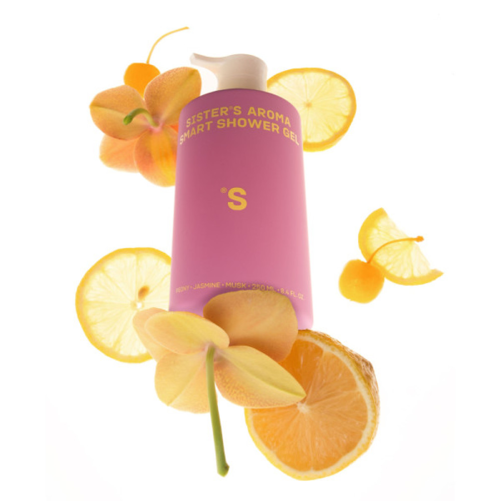 Гель для душу Sister's Aroma Smart Shower Gel Півонія 250 мл (4820227782895/4820227784004)