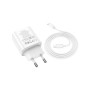 Зарядний пристрій HOCO C80A Plus Rapido PD20W+QC3.0 charger set(C to C) White (6931474779908) Зарядний пристрій HOCO C80A Plus Rapido PD20W+QC3.0 charger set(C to C) White (6931474779908)