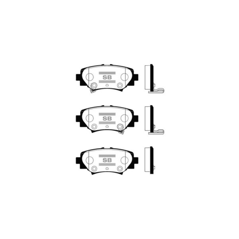 Гальмівні колодки HI-Q SP1730