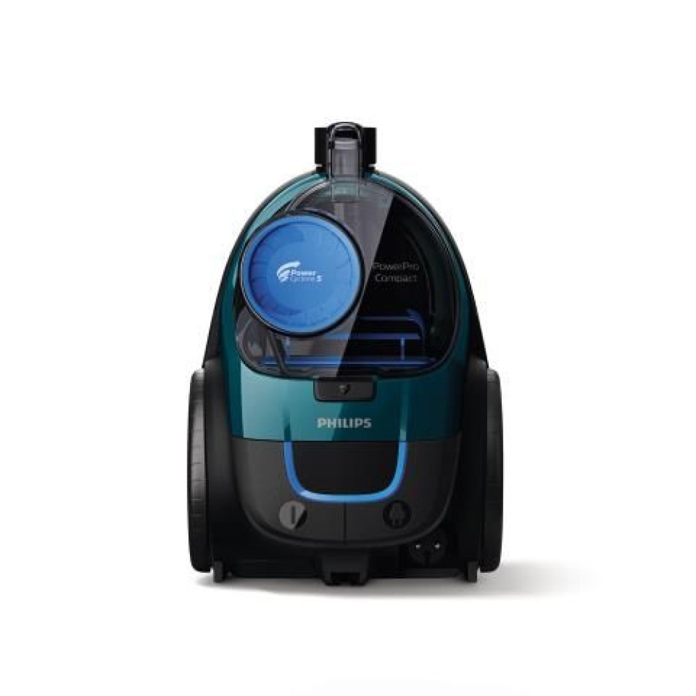 Пилосос Philips контейнерний 3000 series , 900Вт, конт пил -1,5л, НЕРА, турбощітка, чорно-зелений