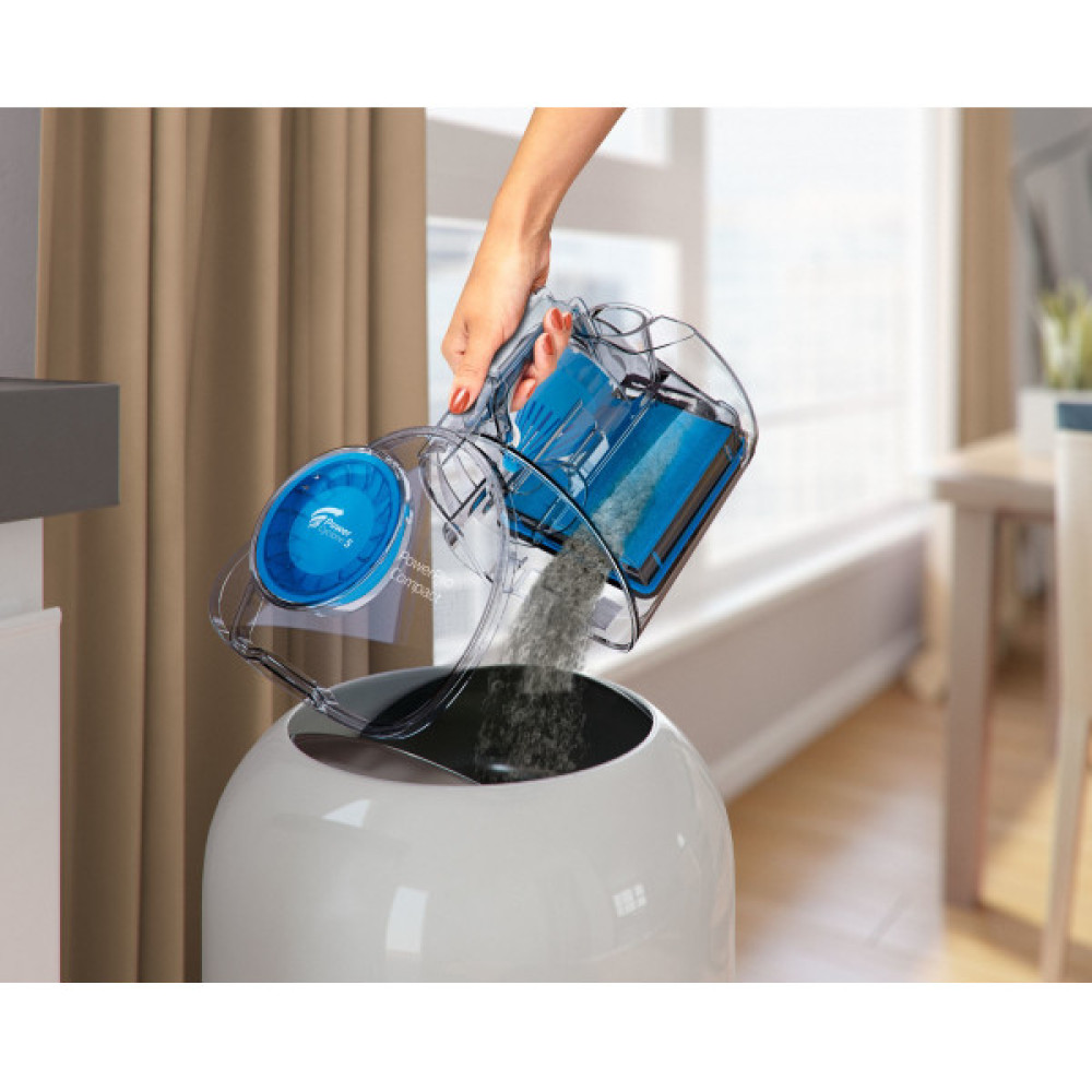 Пилосос Philips контейнерний 3000 series , 900Вт, конт пил -1,5л, НЕРА, турбощітка, чорно-зелений