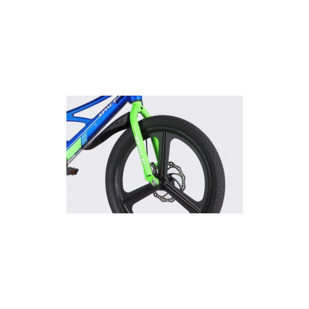 Велосипед Space 20" KID STAR DD рама-11" MG 2026 синій з зеленим (OPS-SK-20-048)