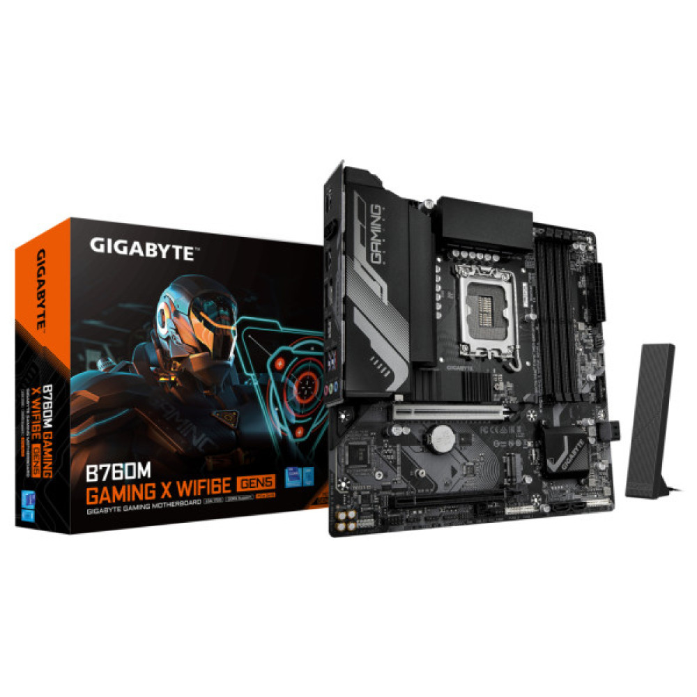 Материнська плата GIGABYTE B760M GAMING X WIFI6E GEN5 (B760M G X WF6E GEN5)