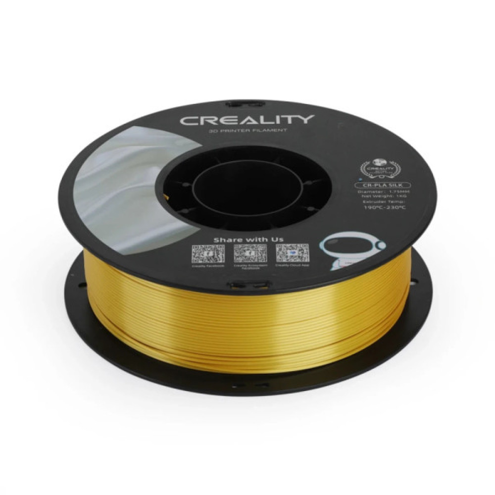 Пластик для 3D-принтера Creality PLA silky shine 1кг, 1.75мм, gold (3301120001)