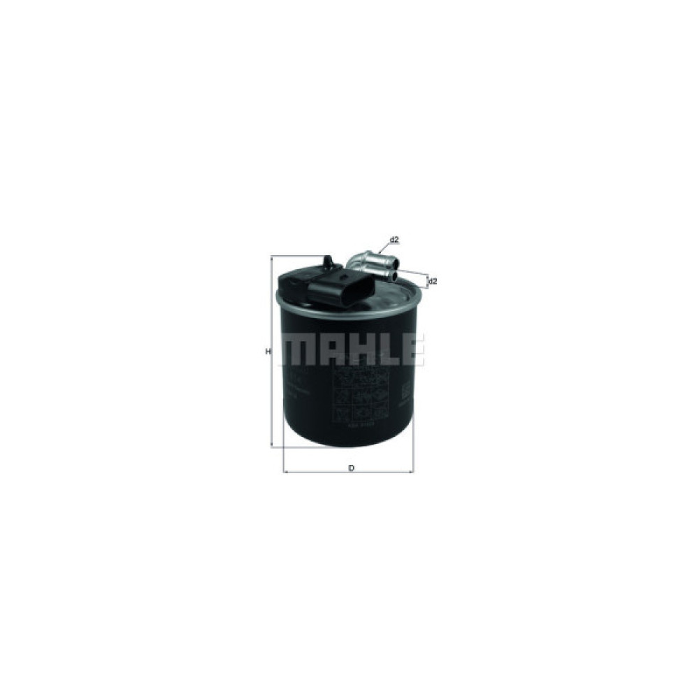 Фільтр паливний Mahle KL914