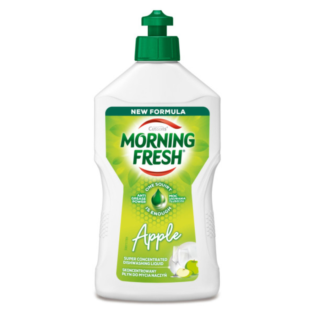Засіб для ручного миття посуду Morning Fresh Apple 400 мл (5000101509636/8998103018829)