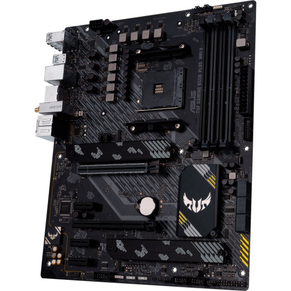 Материнcька плата ASUS TUF GAMING B550-PLUS WIFI II sAM4 B550 4xDDR4 M.2 HDMI DP Wi-Fi BT ATX