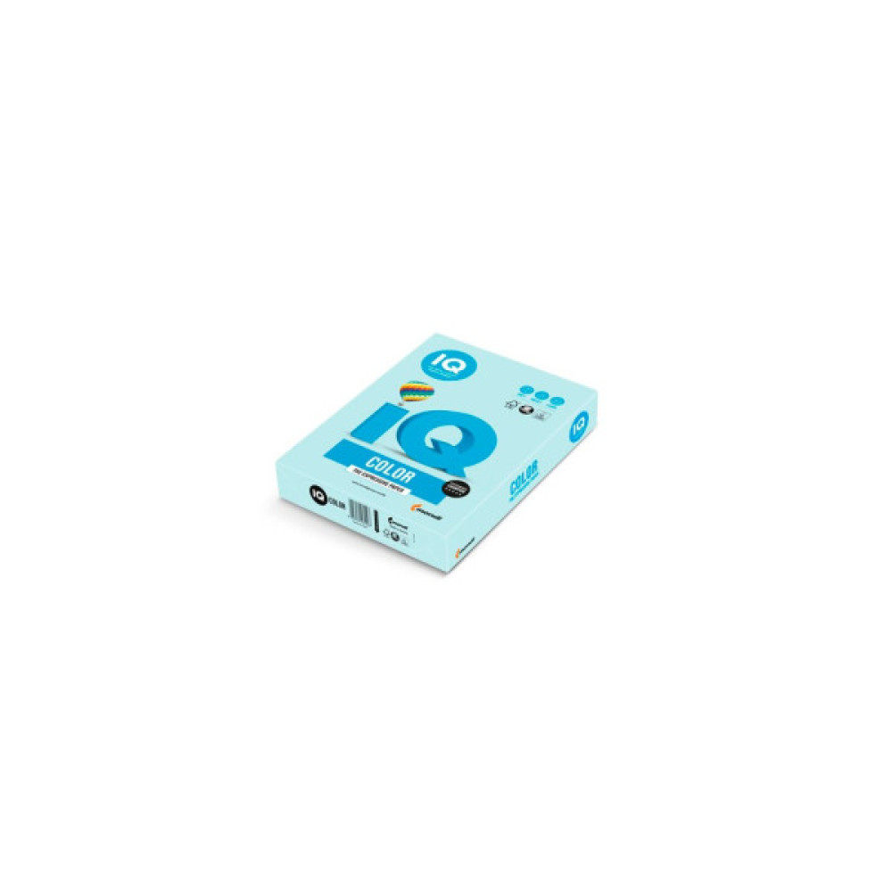 Папір IQ Color A4 80 г/м2 500с, cyan light (BL29/A4/80/IQ)