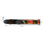 Ремінь для гітари Fender Strap 2" Monogrammed Black/Yellow/Red (20515)