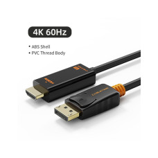 Кабель мультимедійний DisplayPort M to HDMI M 1.8m V1.2 4K60Hz Cabletime (CA915316) Кабель мультимедійний DisplayPort M to HDMI M 1.8m V1.2 4K60Hz Cabletime (CA915316)