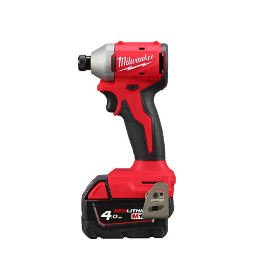 Гвинтоверт ударний акумуляторний Milwaukee M18 BLIDRC-402C 18В АКБ 2х4А·год 190Нм 0-3600об/хв ЗП M12-18C кейс 1.3кг