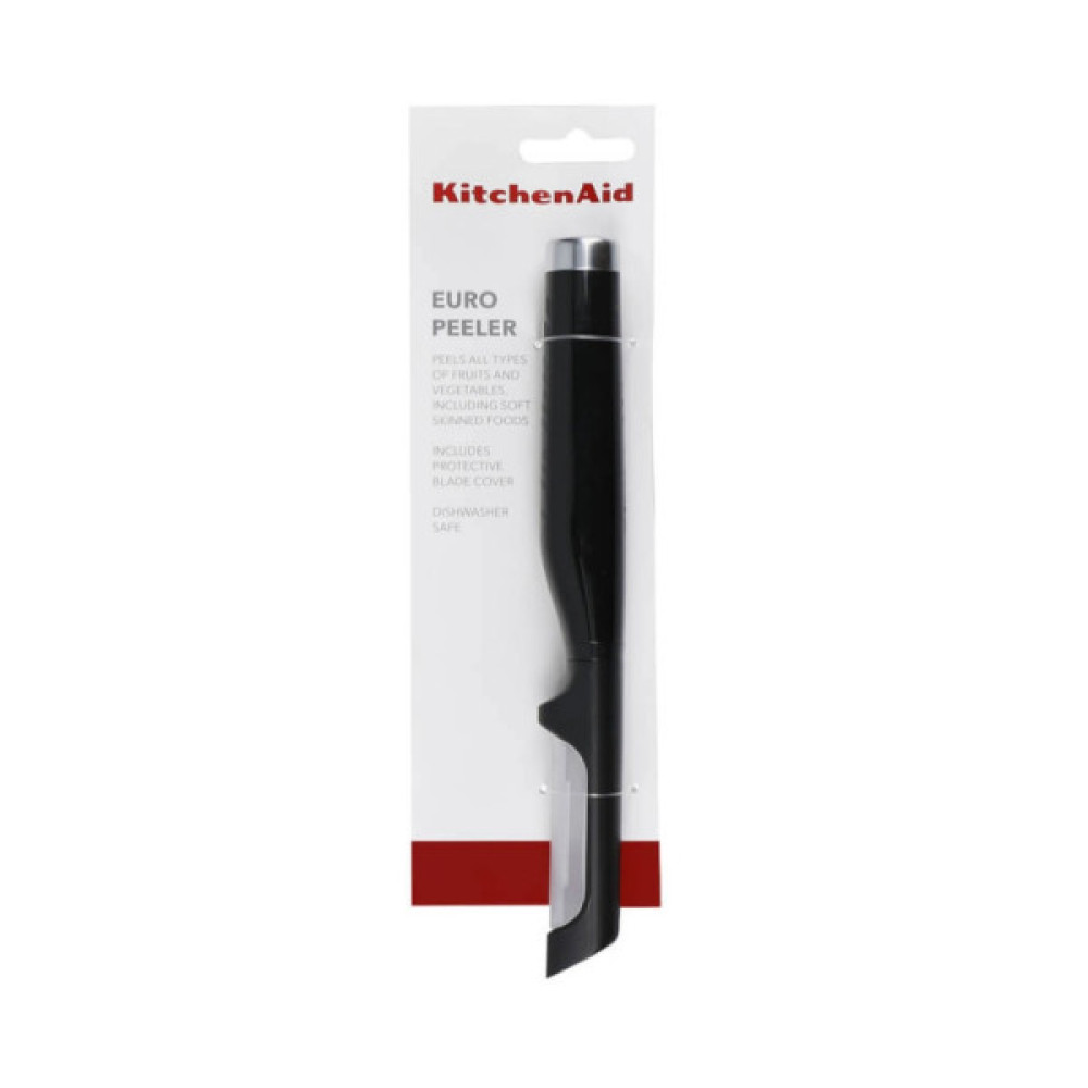 Овочечистка KitchenAid Classic вертикальна 22 см чорний (KCG112OHOBE)