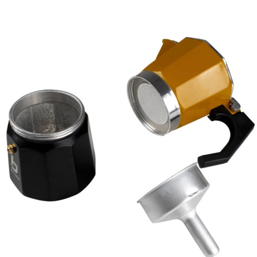 Гейзерна кавоварка Bo-Camp Hudson 6-cups Yellow/Black (2200522)