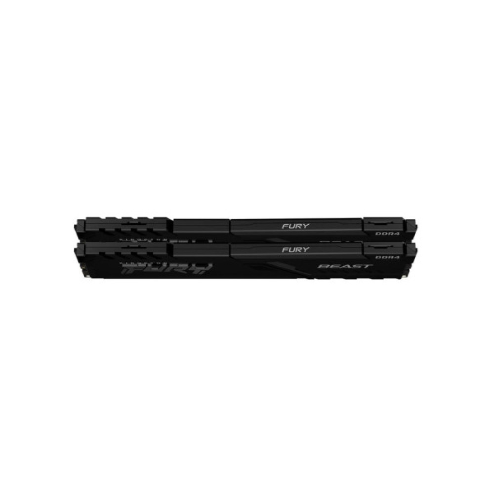 Модуль пам'яті для комп'ютера DDR4 32GB (2x16GB) 3200 MHz Beast Black Kingston Fury (ex.HyperX) (KF432C16BB1K2/32WP)