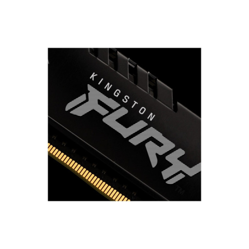 Модуль пам'яті для комп'ютера DDR4 32GB (2x16GB) 3200 MHz Beast Black Kingston Fury (ex.HyperX) (KF432C16BB1K2/32WP)
