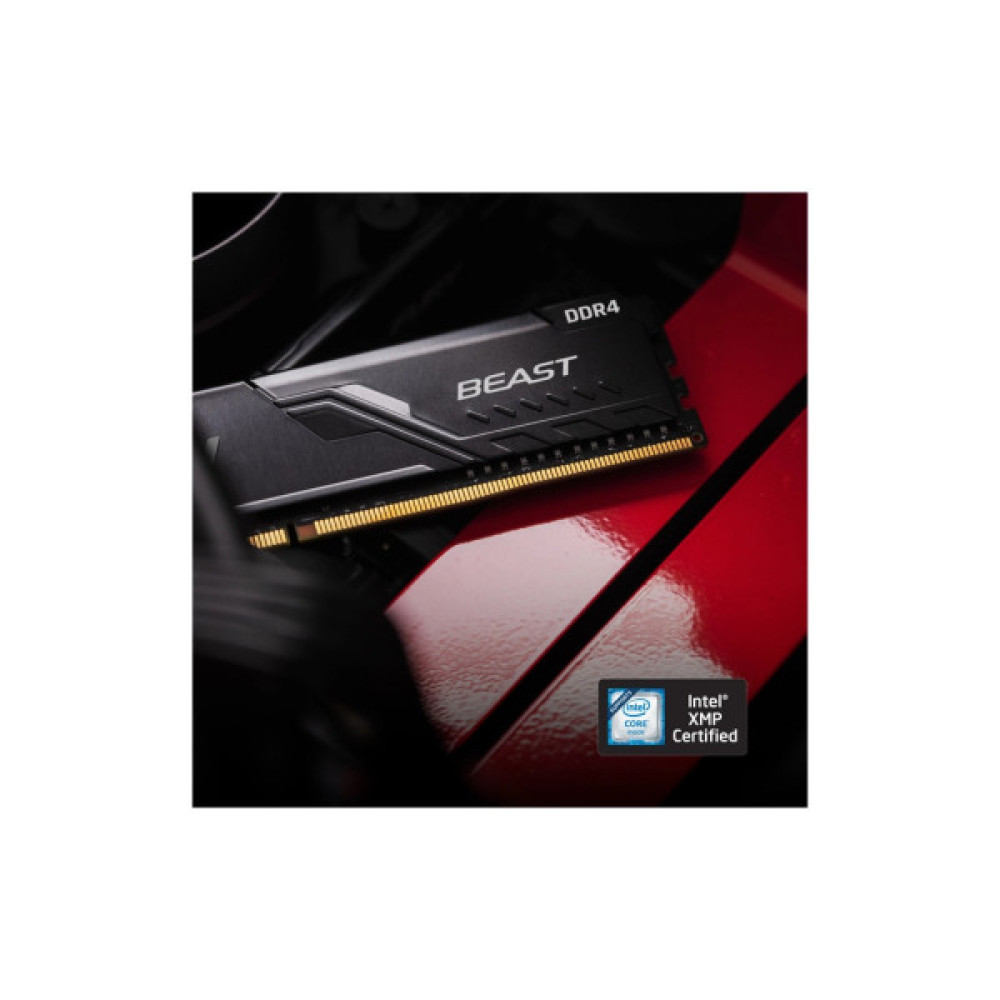 Модуль пам'яті для комп'ютера DDR4 32GB (2x16GB) 3200 MHz Beast Black Kingston Fury (ex.HyperX) (KF432C16BB1K2/32WP)