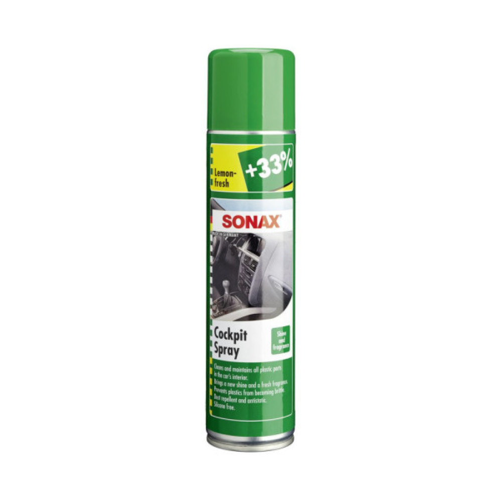 Автополіроль Sonax Cockpitpfleger - lemon-fresh 400 мл (343300)