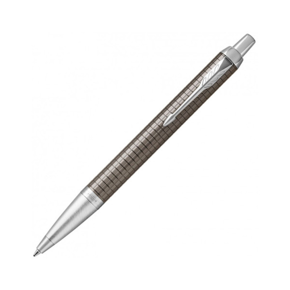 Ручка кулькова Parker IM 17 Premium Dark Espresso Chiselled CT BP (24 332)