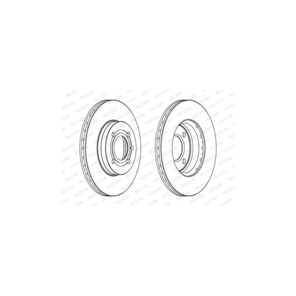 Гальмівний диск FERODO DDF207