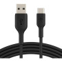 Кабель USB-A > USB-C заряджання/синхронізації Belkin 1м, 15Вт, Type-C, PVC, чорний