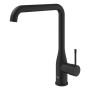 Змішувач для кухні Grohe Accent, довж.виливу - 220мм, поворотний, 1 важіль, фантомний чорний