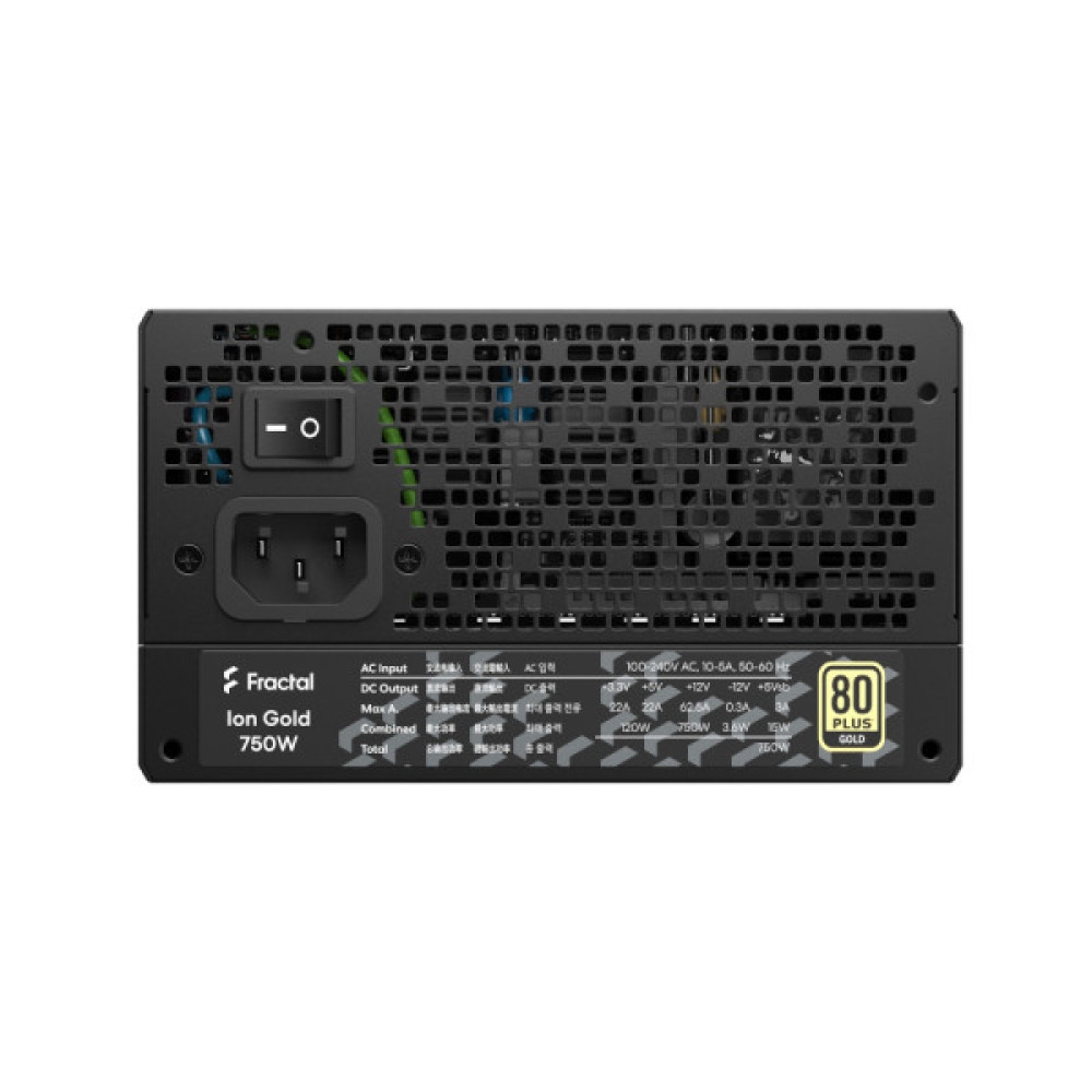 FRACTAL DESIGN Ion 3 Gold 750W Black, EU (FD-P-IA3G-750-EU)