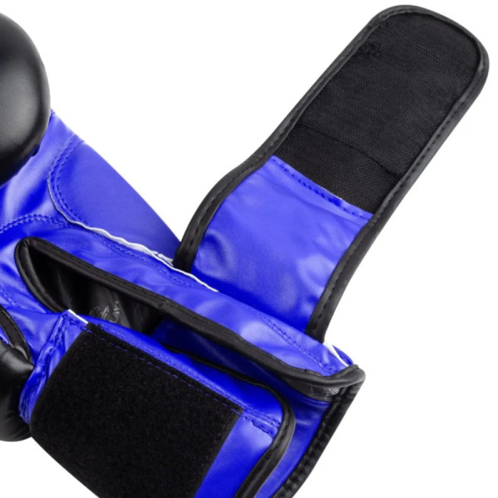Боксерські рукавички PowerPlay 3004 Classic Чорно-Сині 16 унцій (PP_3004_16oz_Bl/Navy)