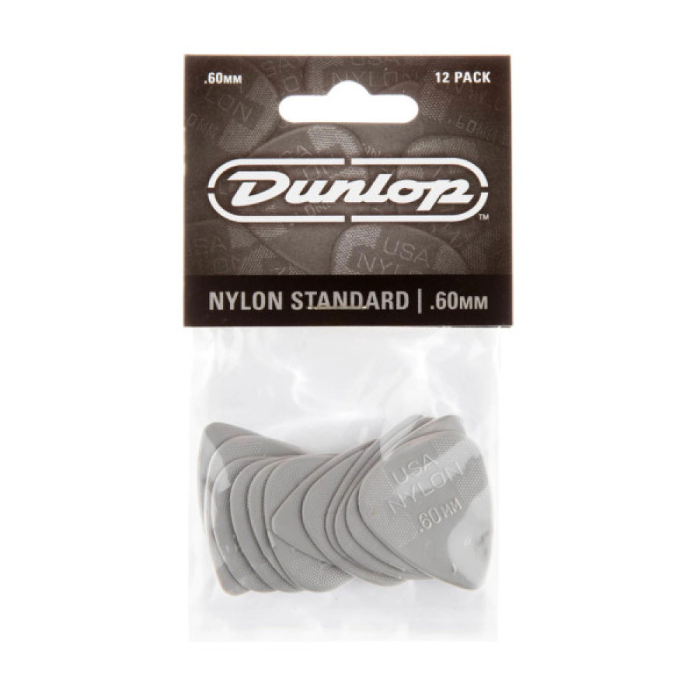 Медіатор Jim Dunlop Nylon Standard Pick 0.60mm 12 шт. (44P.60)