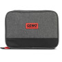 Чохол для ракетки Gewo Double Cover Spy Grey/Red (113508230) (931251)