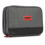Чохол для ракетки Gewo Double Cover Spy Grey/Red (113508230) (931251)
