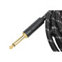 Інструментальний кабель Fender Cable Deluxe Series 15' Angled Black Tweed (228453) Інструментальний кабель Fender Cable Deluxe Series 15' Angled Black Tweed (228453)
