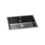 Мийка кухонна GRANADO Under top L STEEL S201 black (GS09201B) Мийка кухонна GRANADO Under top L STEEL S201 black (GS09201B)