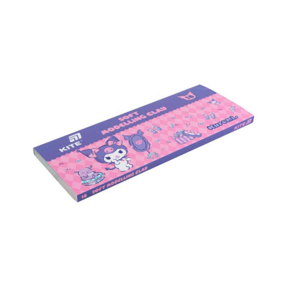 Пластилін Kite Kuromi восковий, 18 кольорів, 360 г (HK24-085)
