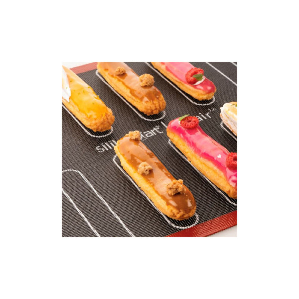 Кондитерський килимок Silikomart Air Mat Eclair & Choux для еклерів, профітролів 30х40 см (Air Mat Eclair & Choux)