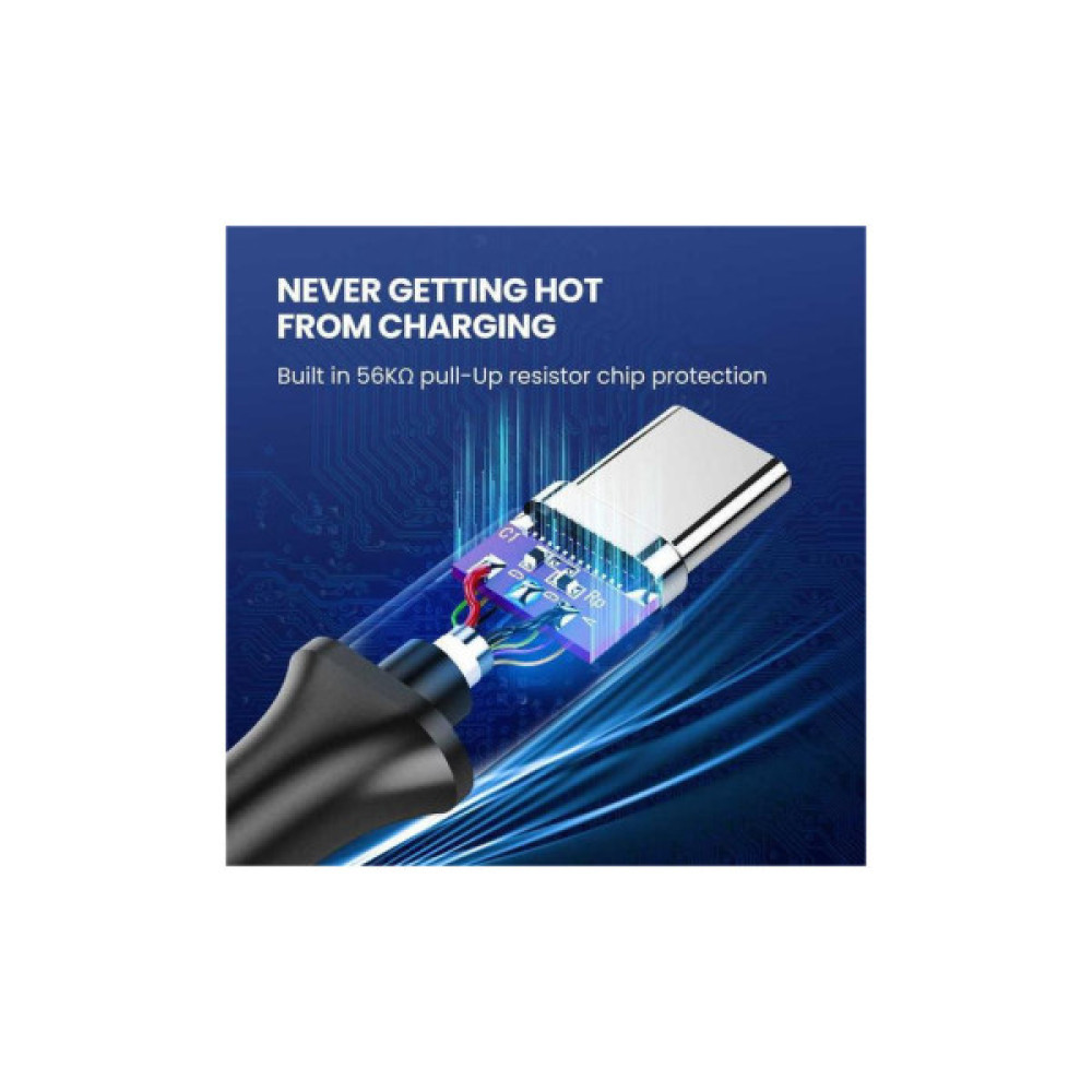 Дата кабель USB 3.0 AM to USB-C 1.0m US184 Black Ugreen (20882)