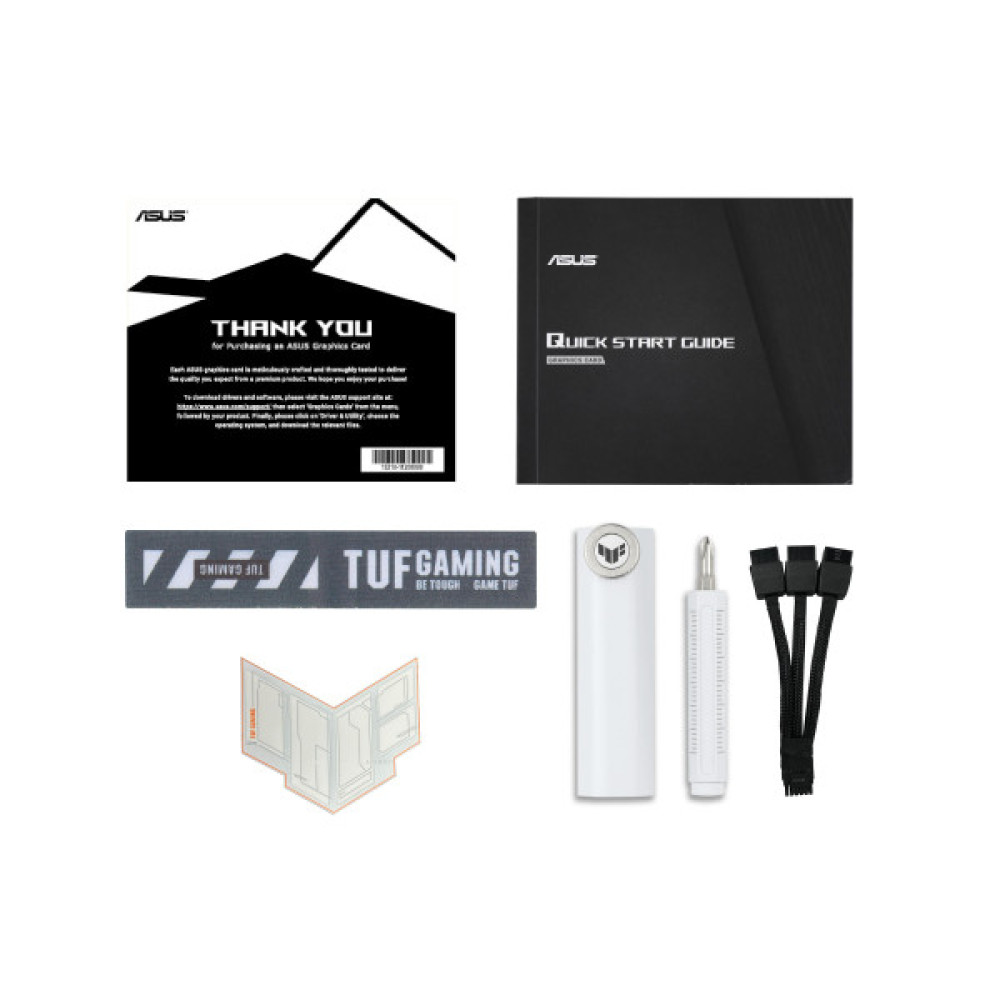 Відеокарта ASUS GeForce RTX 5070 TI 16GB GDDR7 OC TUF-RTX5070TI-O16G-WHITE-GAMING білий
