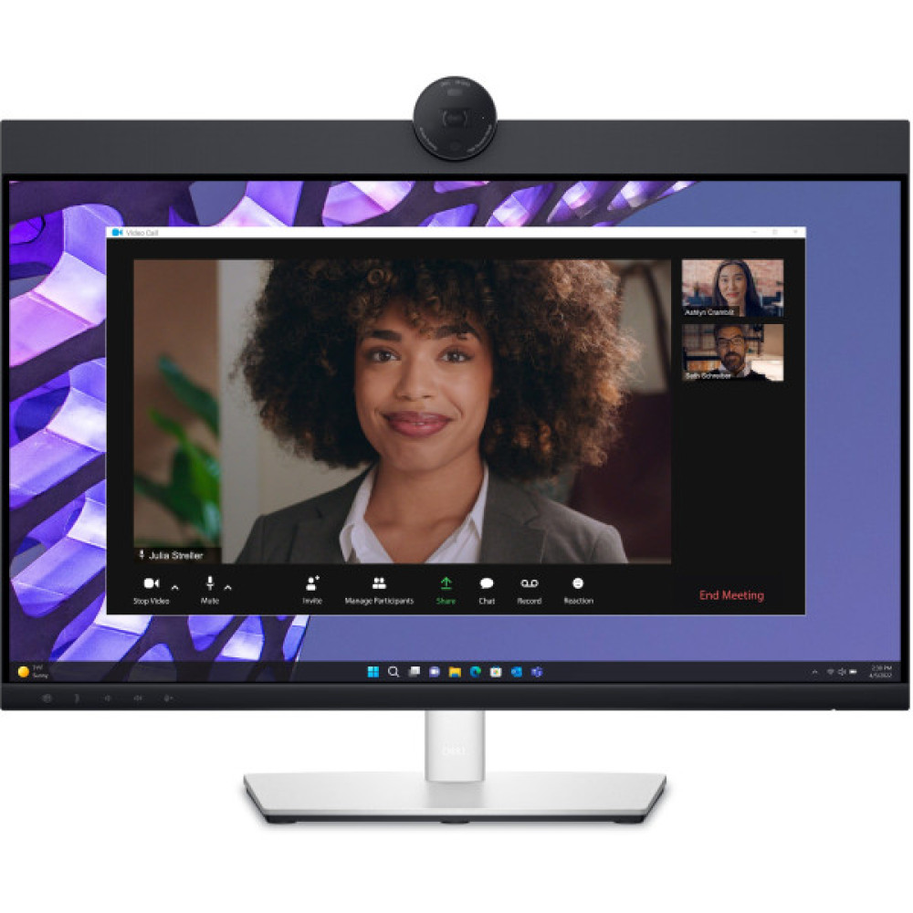 Монітор DELL 23.8" P2424HEB HDMI, DP, USB-C, RJ-45, MM, IPS, sRGB 99%, Pivot, Cam